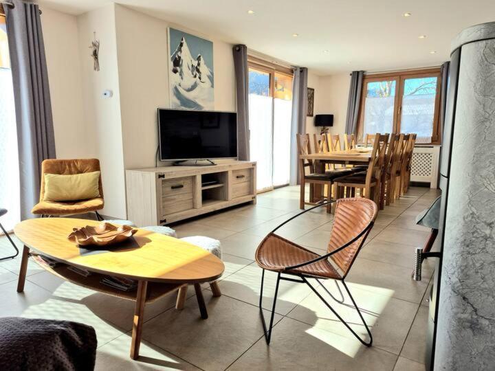 Chalet Avec Jacuzzi, Billard, Jardin Clos, Proche Paradiski La Plagne Exterior foto
